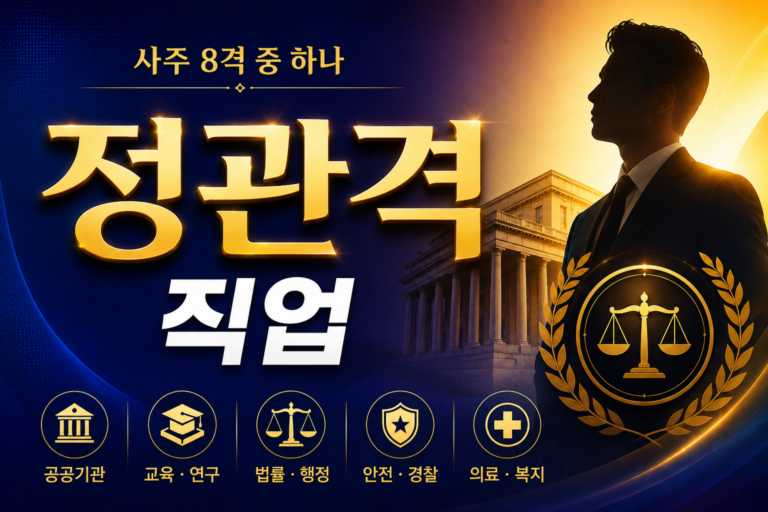 정관격 직업