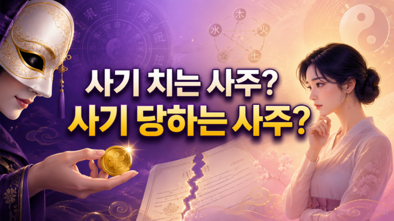 사기 치는 사주 사기 당하는 사주