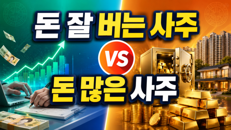 돈 잘 버는 사주 돈 많은 사주