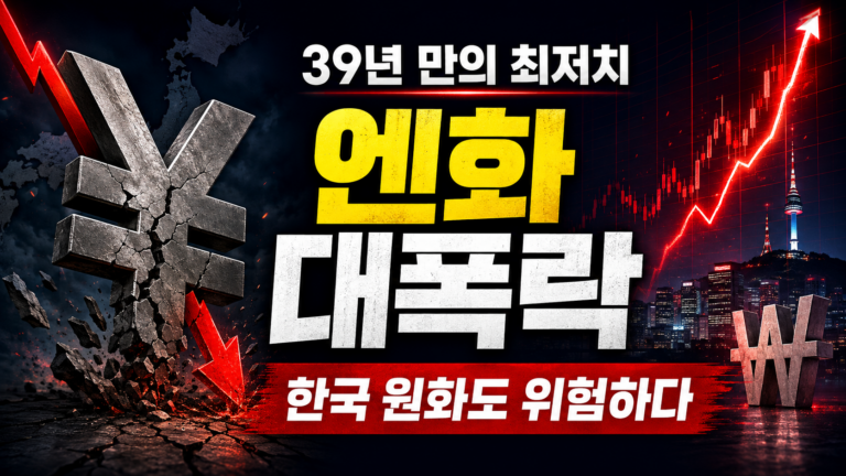 엔화 39년 만의 최저치|일본 경제 위기가 한국 환율에 주는 경고