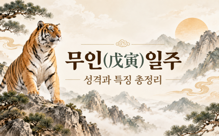 무인(戊寅)일주 성격과 특징 총정리 | 남자 여자 직업 재물운 결혼 건강 썸네일