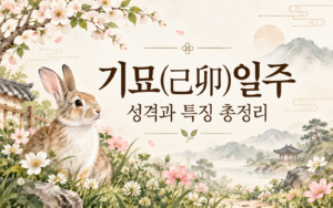 기묘(己卯)일주 성격과 특징 총정리 | 남자 여자 직업 재물운 연애 결혼 건강 썸네일
