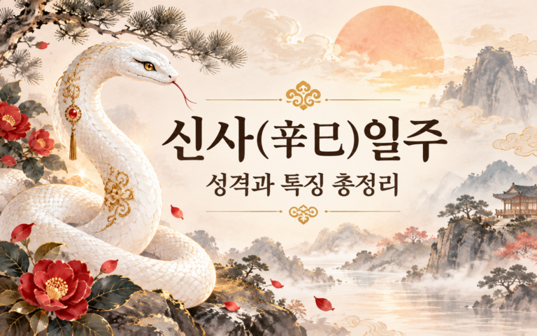신사(辛巳)일주 성격과 특징 총정리 | 남자 여자 직업 재물운 연애 결혼 건강 썸네일