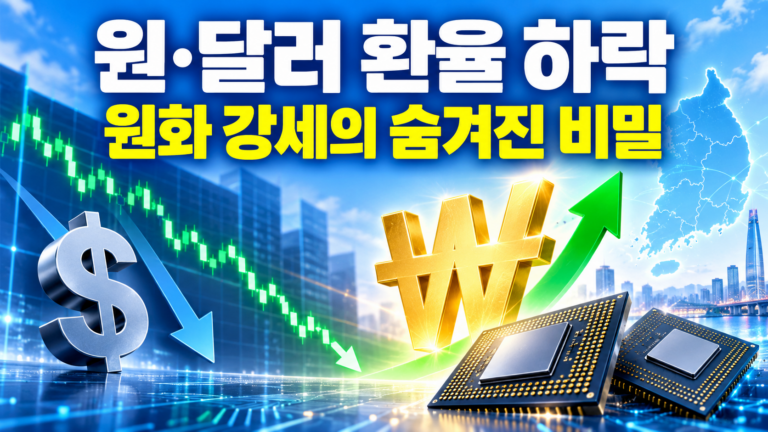 원·달러 환율 하락 이유|삼성전자·SK하이닉스가 만든 원화 강세의 비밀 썸네일