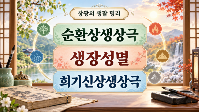 창광(김성태) 순환상생상극 생장성멸 희기신 상생상 썸네일